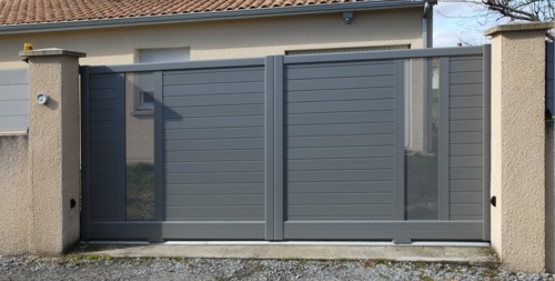 Portail coulissant Menuiserie Rochereau
